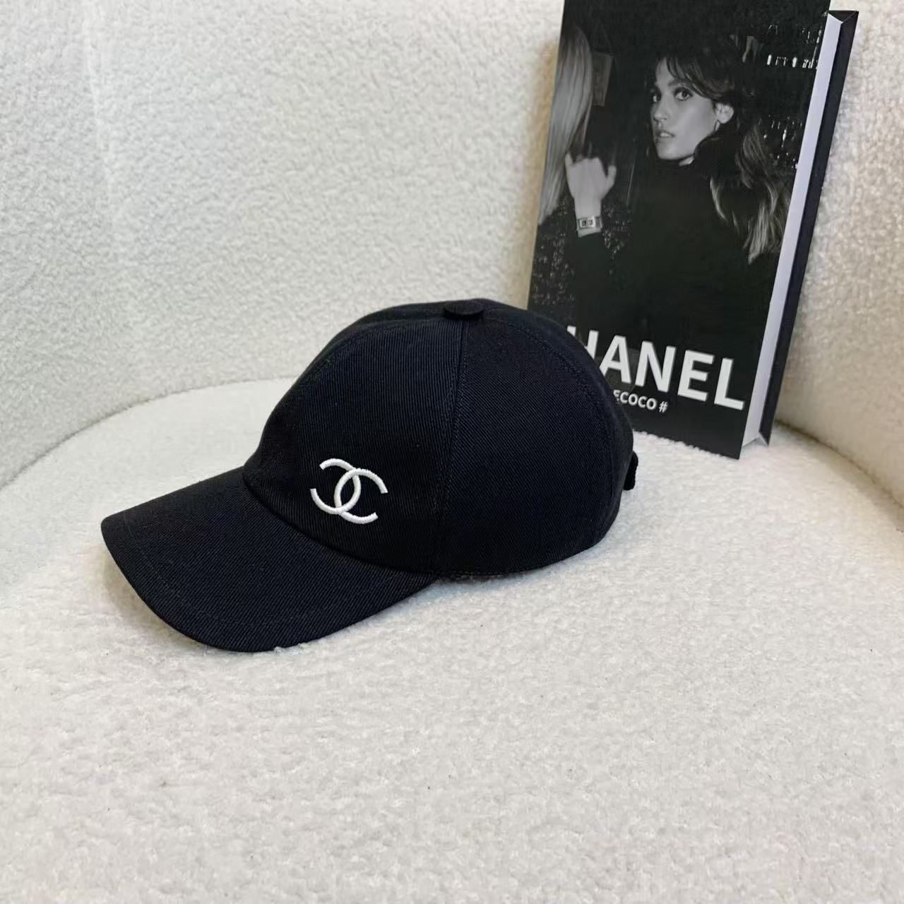 全新未使用 Chanel/香奈儿 壹臻/24A黑色鸭舌帽 55- 60 79185309
