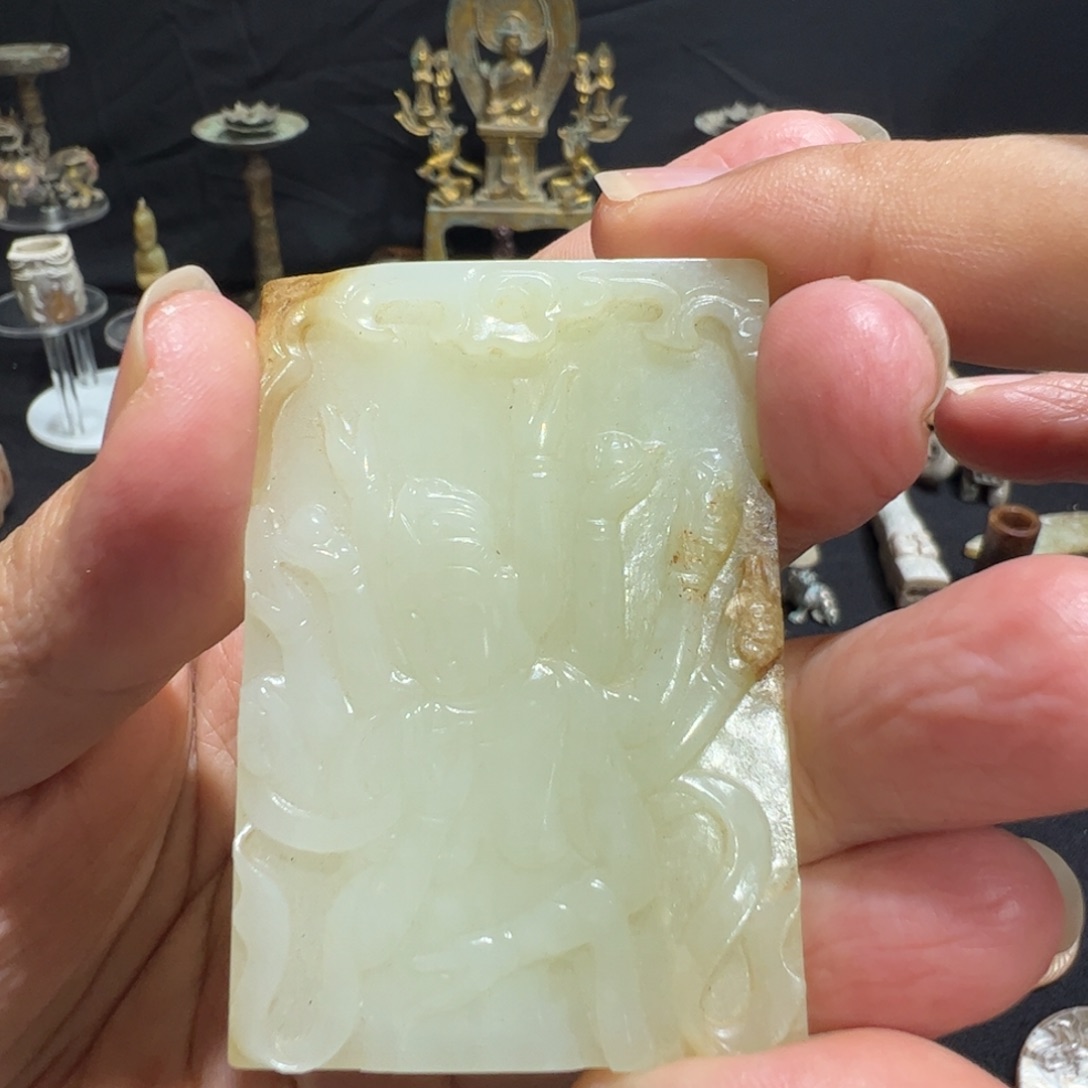 青***M和田玉（糖玉）未镶嵌挂件我也是很喜欢这个节目