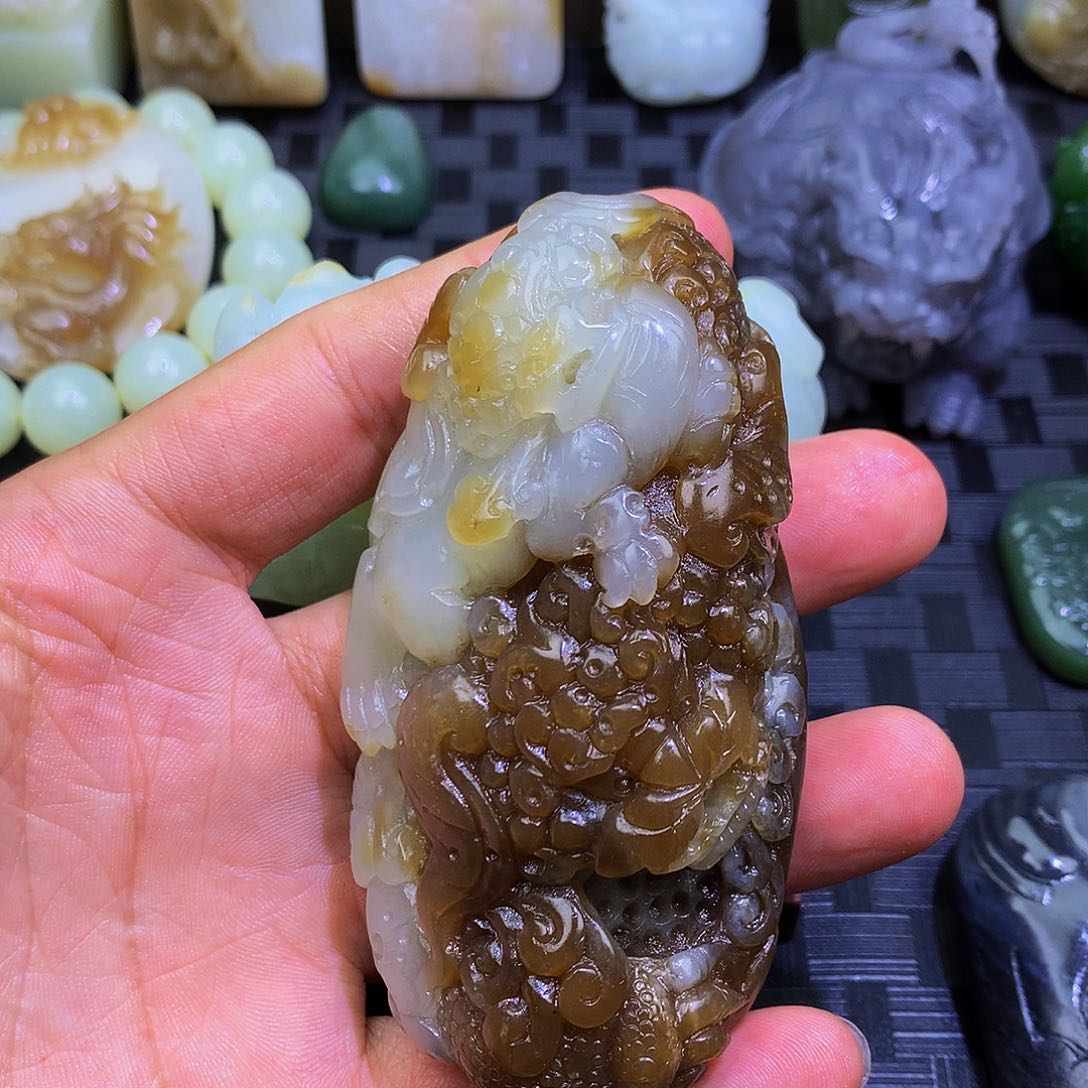 和田玉把件未镶嵌