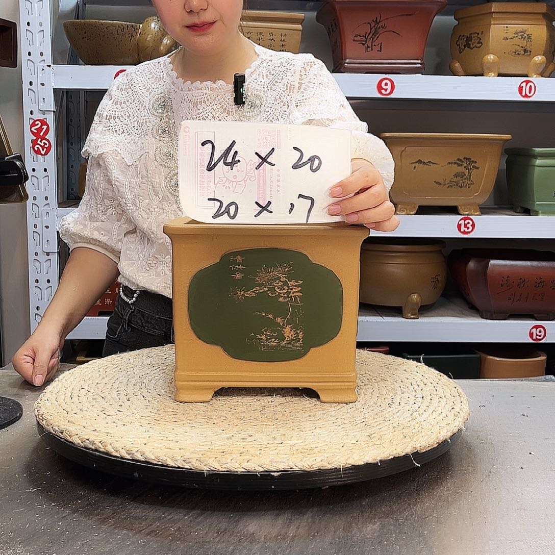 紫砂花盆紫砂花盆