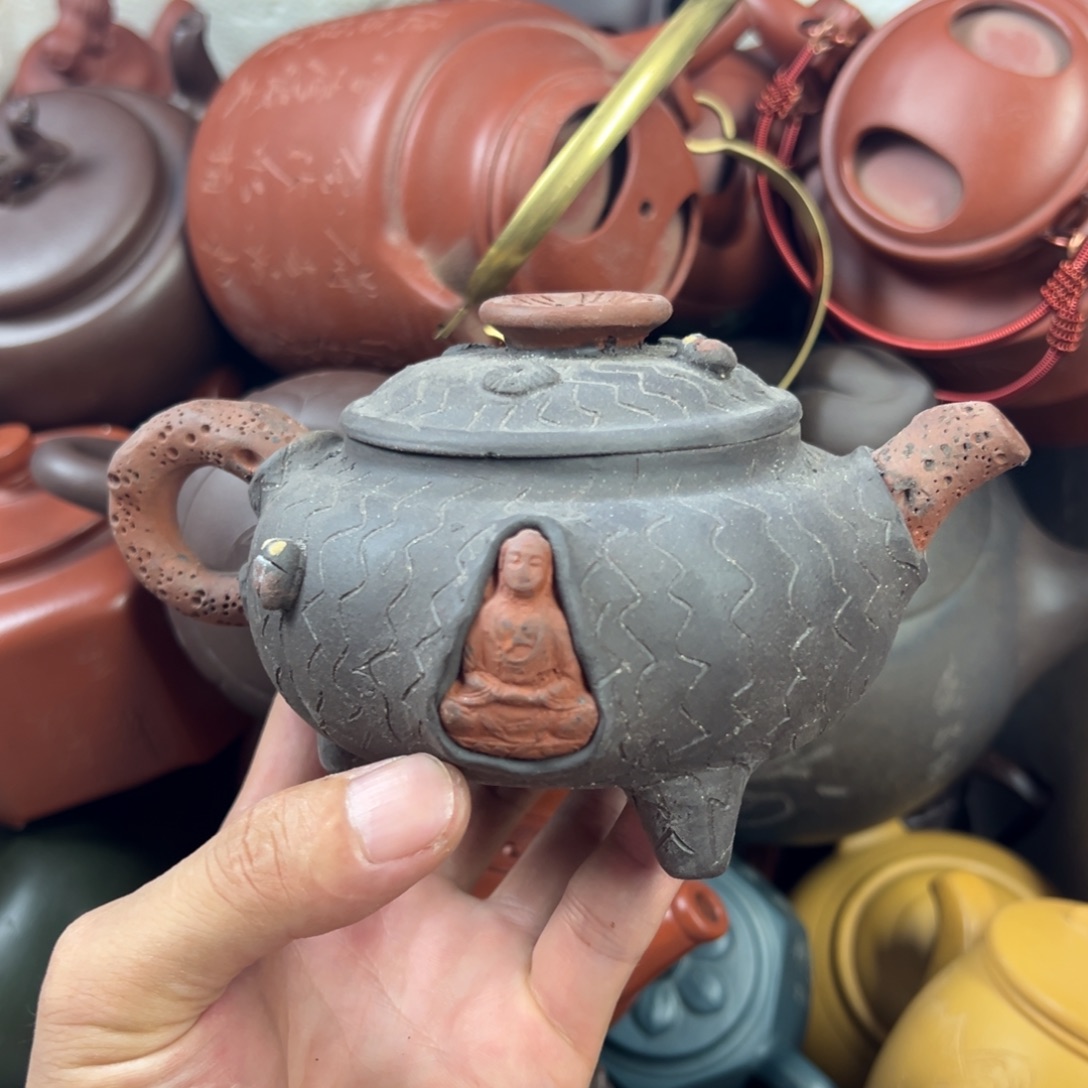 茶壶紫砂宜兴原矿紫砂壶260毫升容量