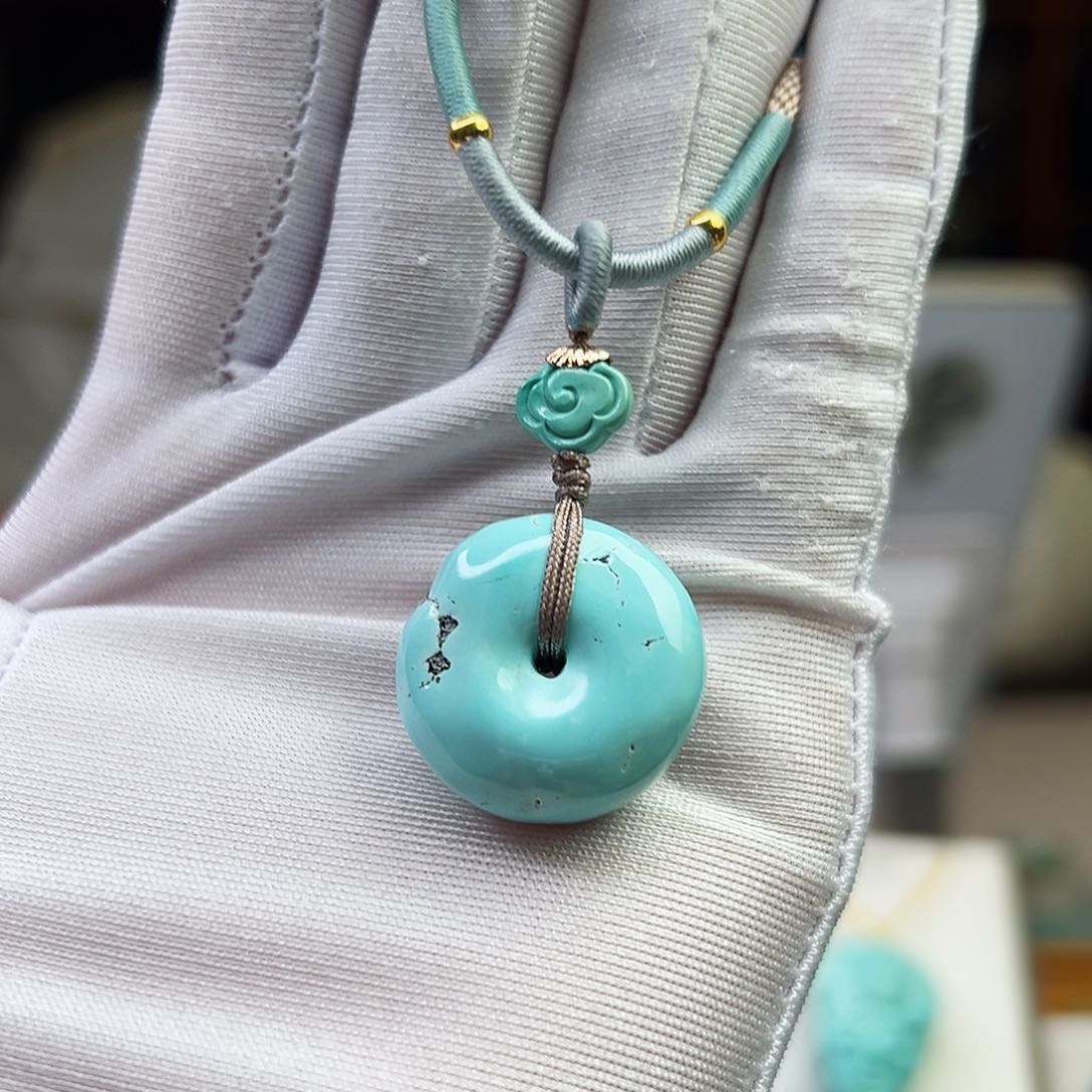 绿松石珠宝奇石未镶嵌22.4