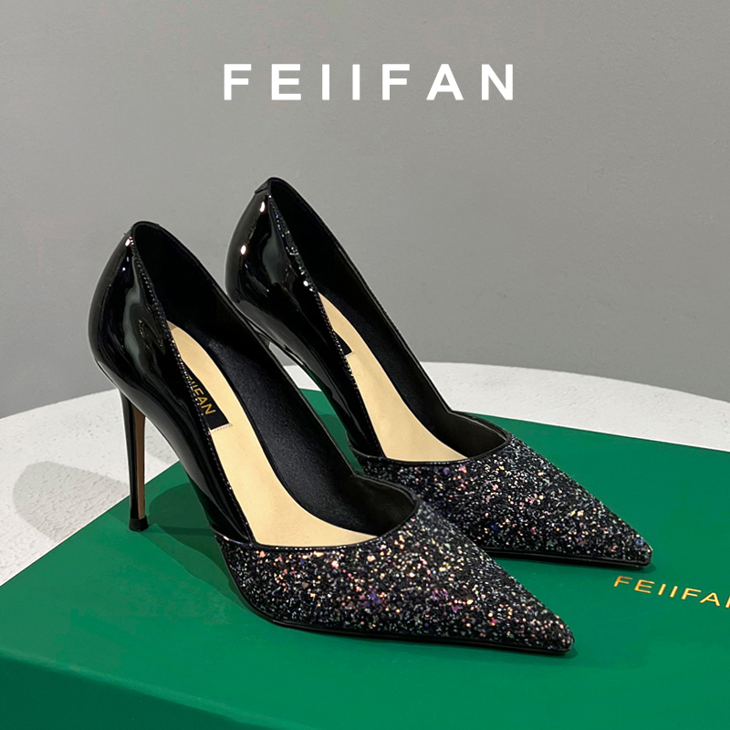 【现货】高跟鞋2025春秋新款细跟小众轻奢气质百搭女士尖头单鞋5622