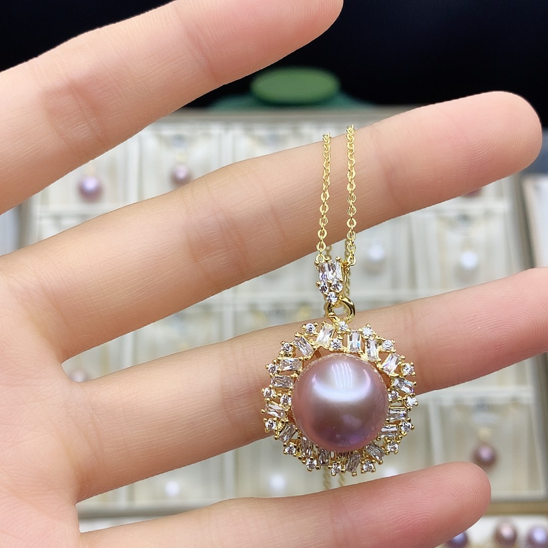 淡水珍珠颈饰合金