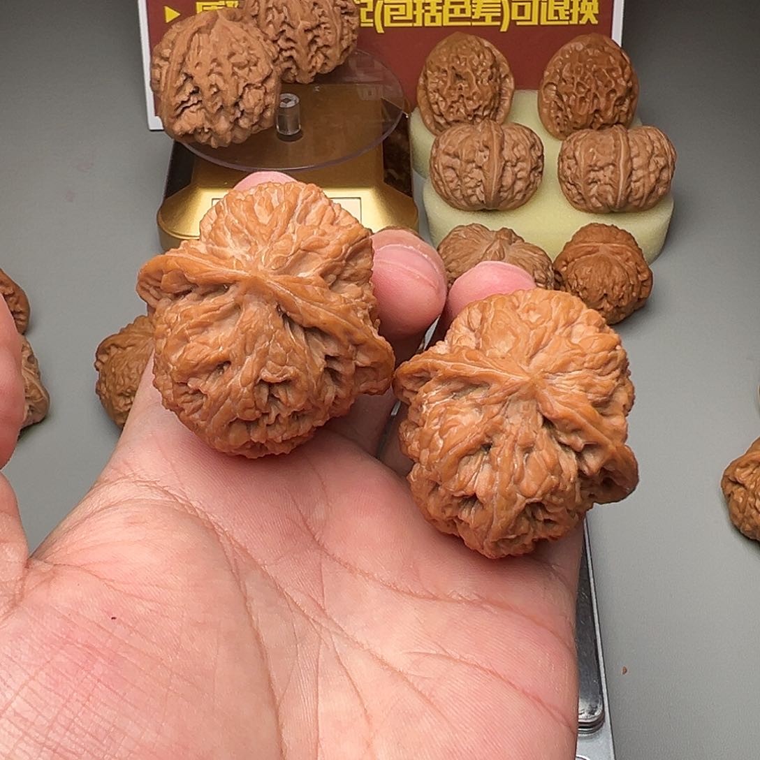 桃核把件海*45全品将军68克