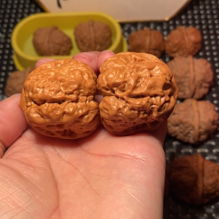 把件文玩核桃开背大腿肌肉蛙39尺