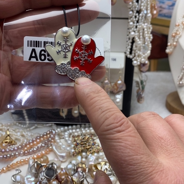 淡水珍珠颈饰合金653