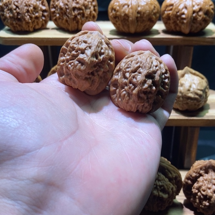 文玩核桃吊坠野狼34