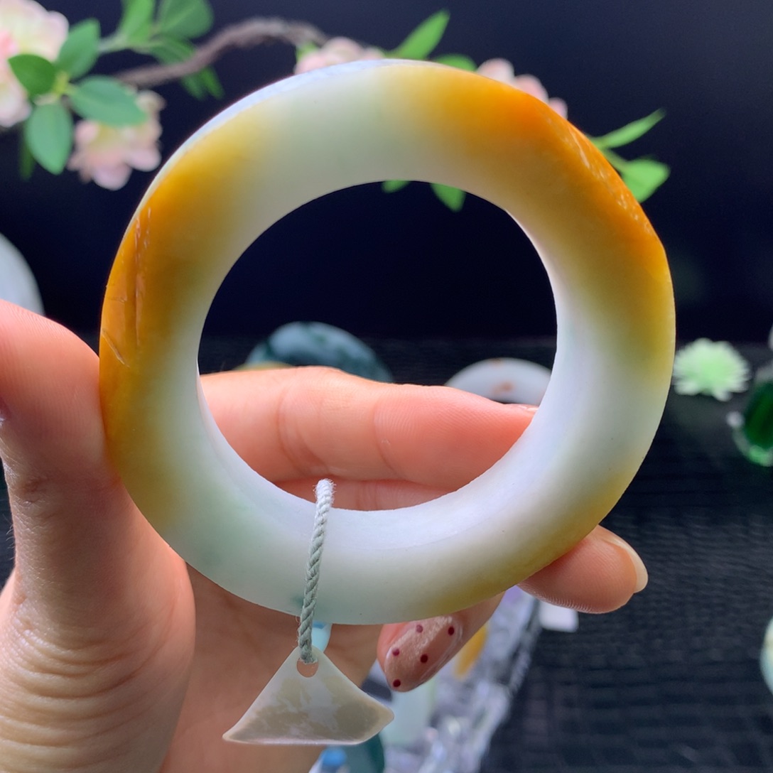 定制翡翠未镶嵌手镯48-56