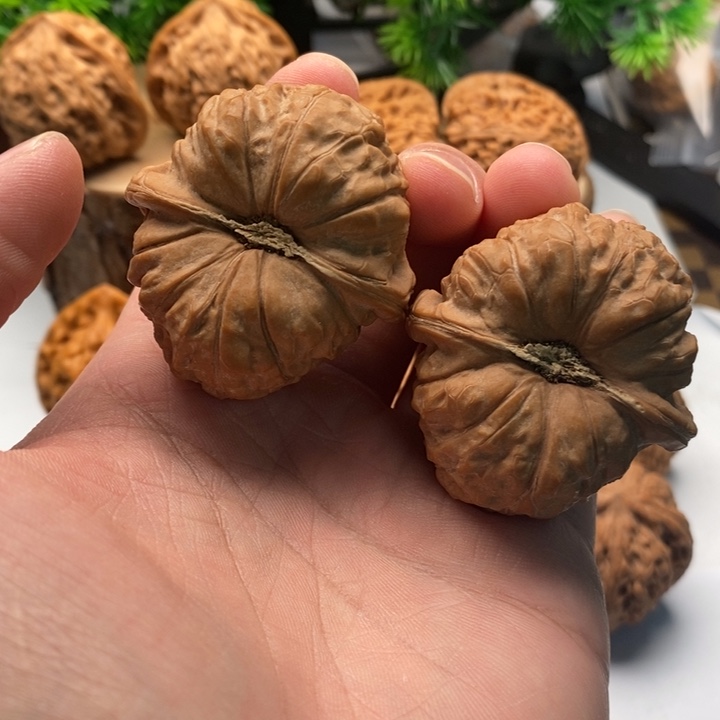 把件文玩核桃42全品南瓜墩