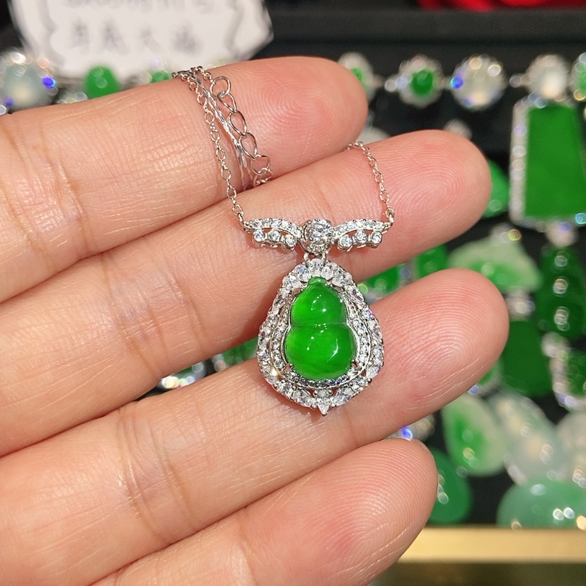 【闪购商品】颈饰未镶嵌翡翠天然翡翠