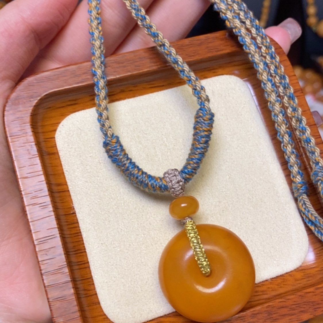 【闪购商品】蜜蜡颈饰未镶嵌项链