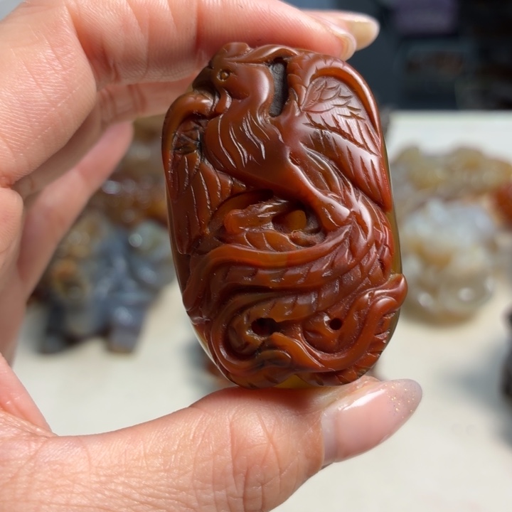 玛瑙/玉髓未镶嵌吊坠(不含链)