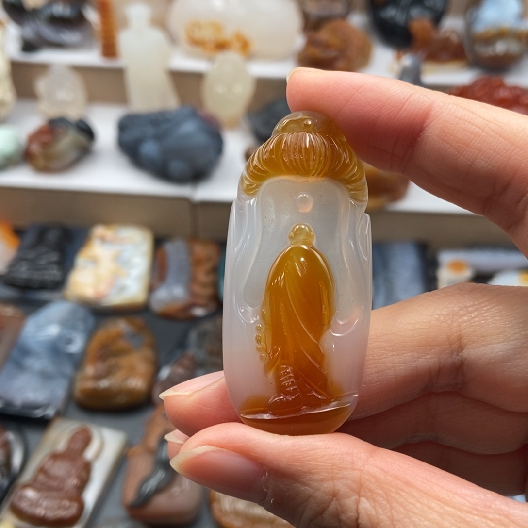 玛瑙/玉髓未镶嵌颈饰