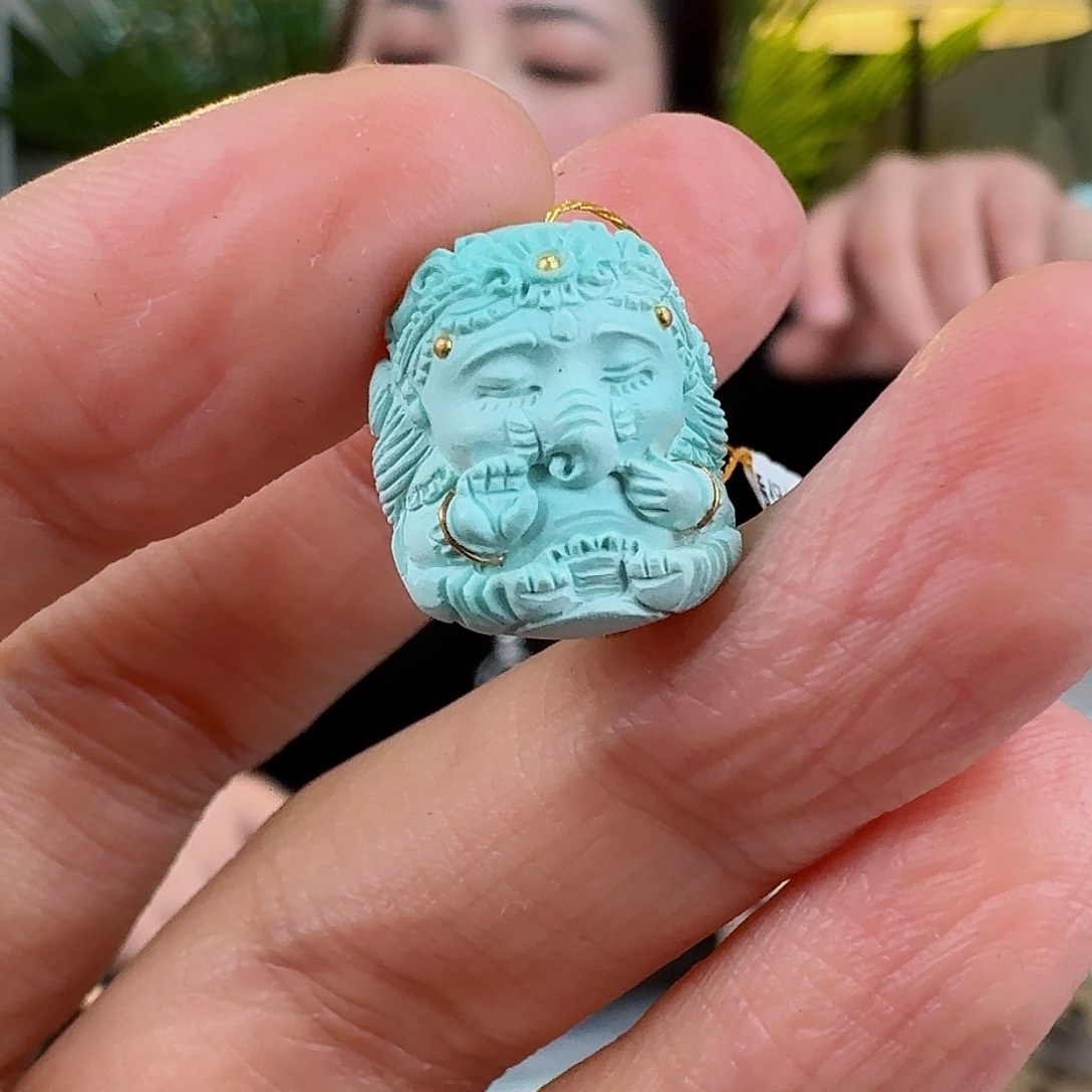 绿松石珠宝奇石未镶嵌