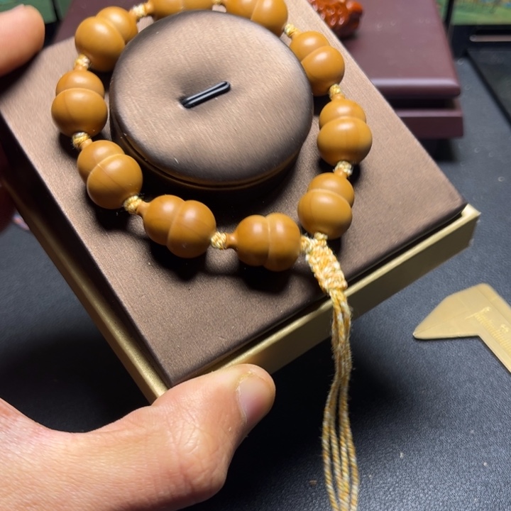 事***为橄榄核手串/手链橄榄核雕葫芦