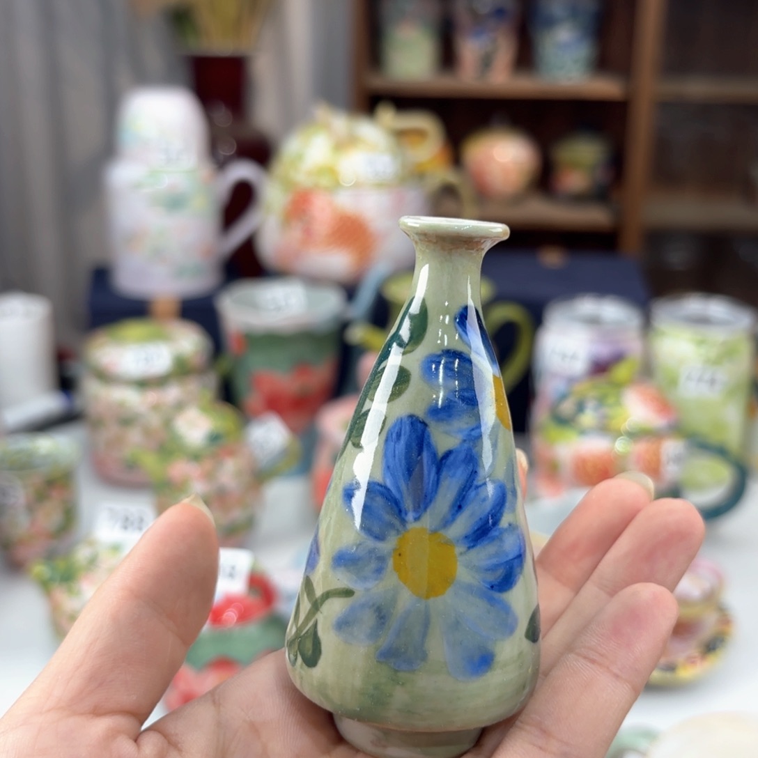 景德镇手绘高温釉下彩陶瓷茶具