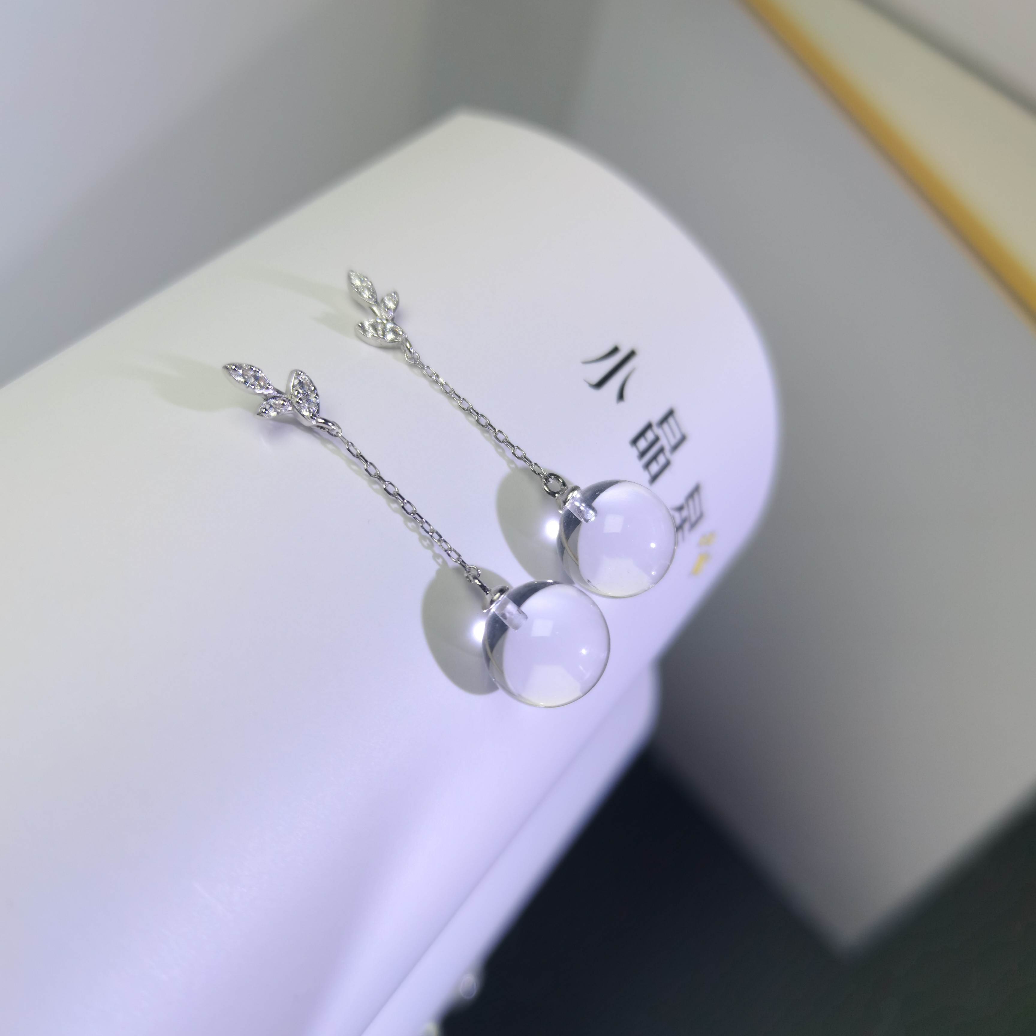 925银天然耳坠简约百搭气质轻奢精致时尚耳饰长款