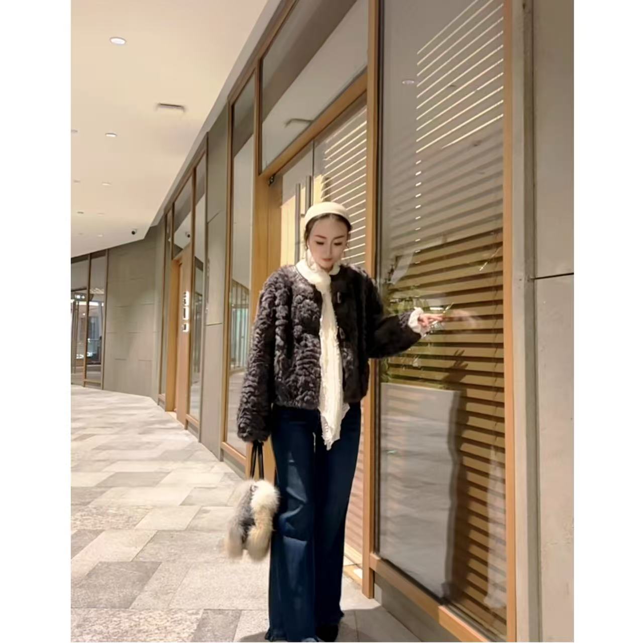 暗调千金·轻奢风皮草上衣