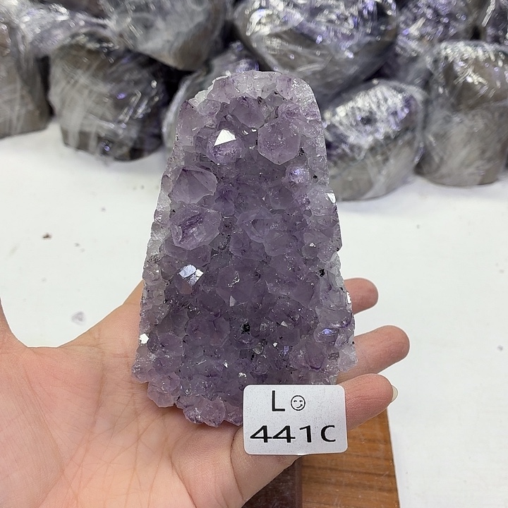 未镶嵌摆件水晶天然紫水晶