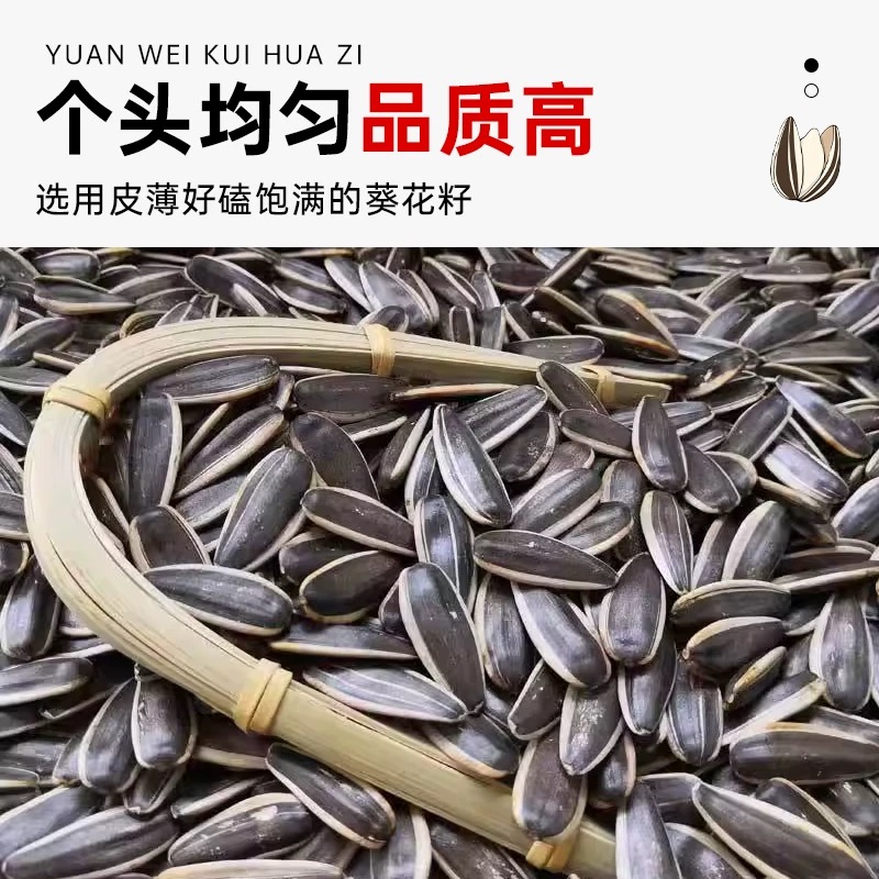 2斤原味葵花籽中大颗粒皮薄易嗑
