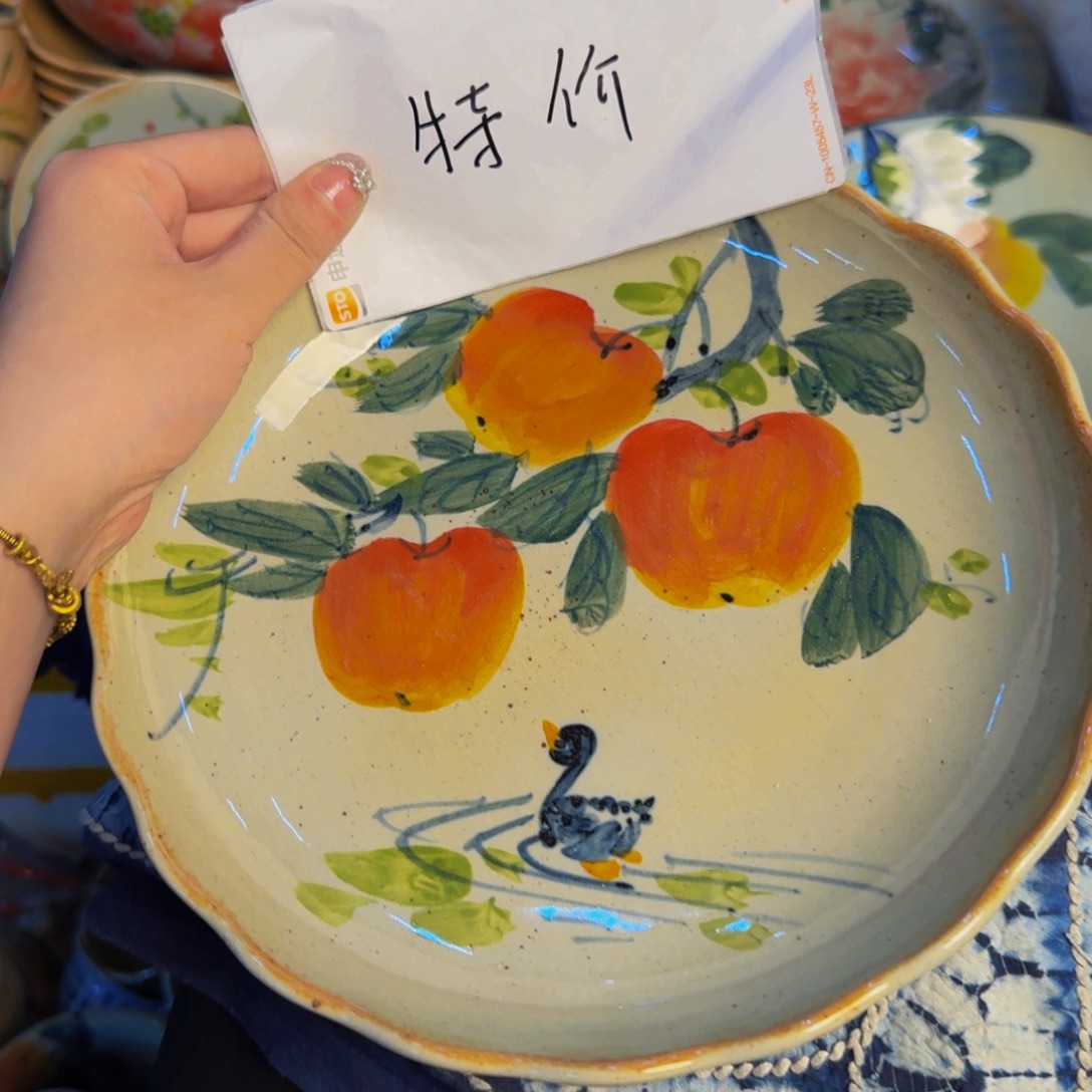 瓷片景德镇陶瓷手工手绘