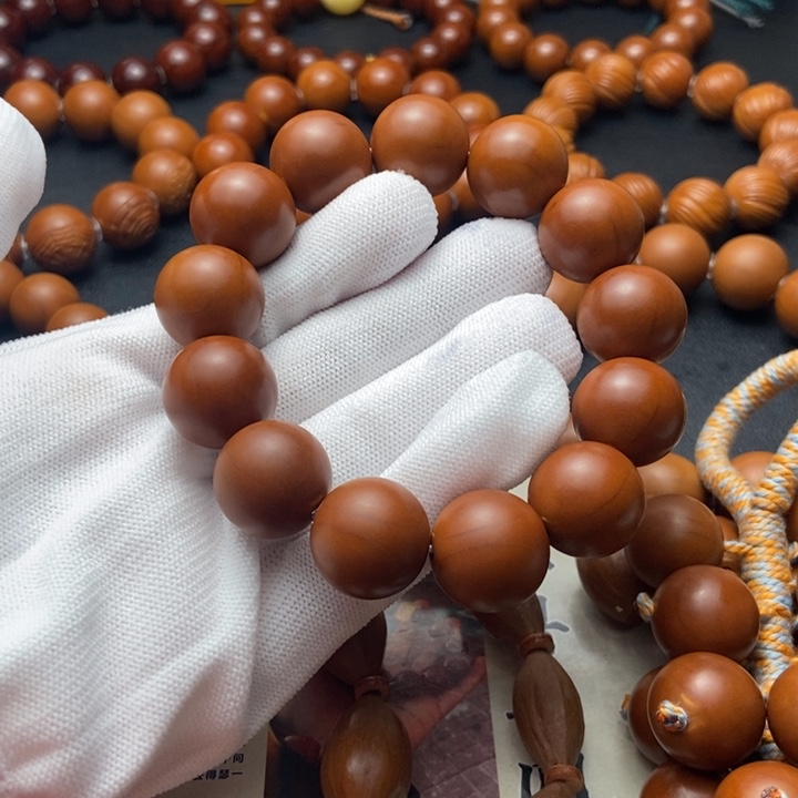 手串/手链橄榄核1.73鸡血红铁核同轴