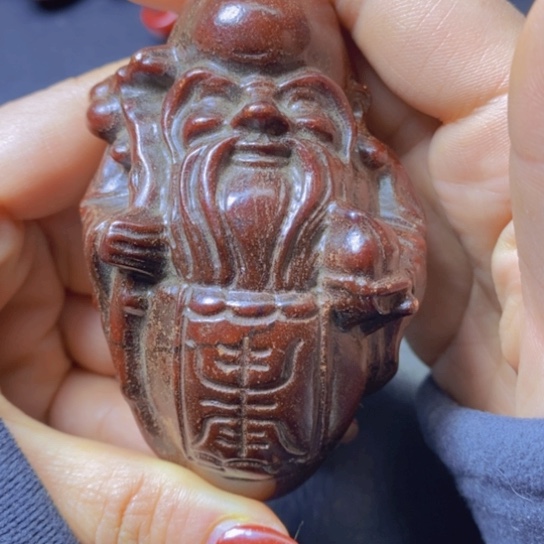 白玉菩提吊坠摆件