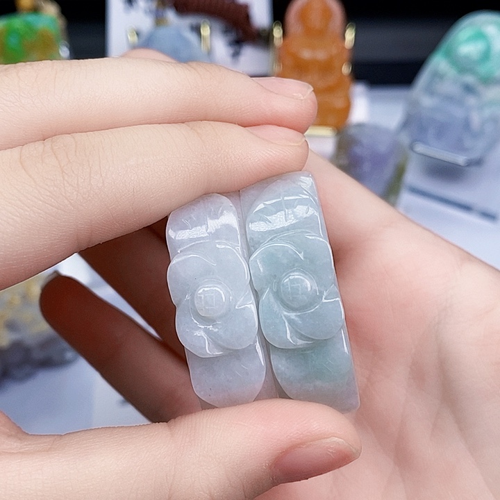 颈饰未镶嵌翡翠翡翠A货