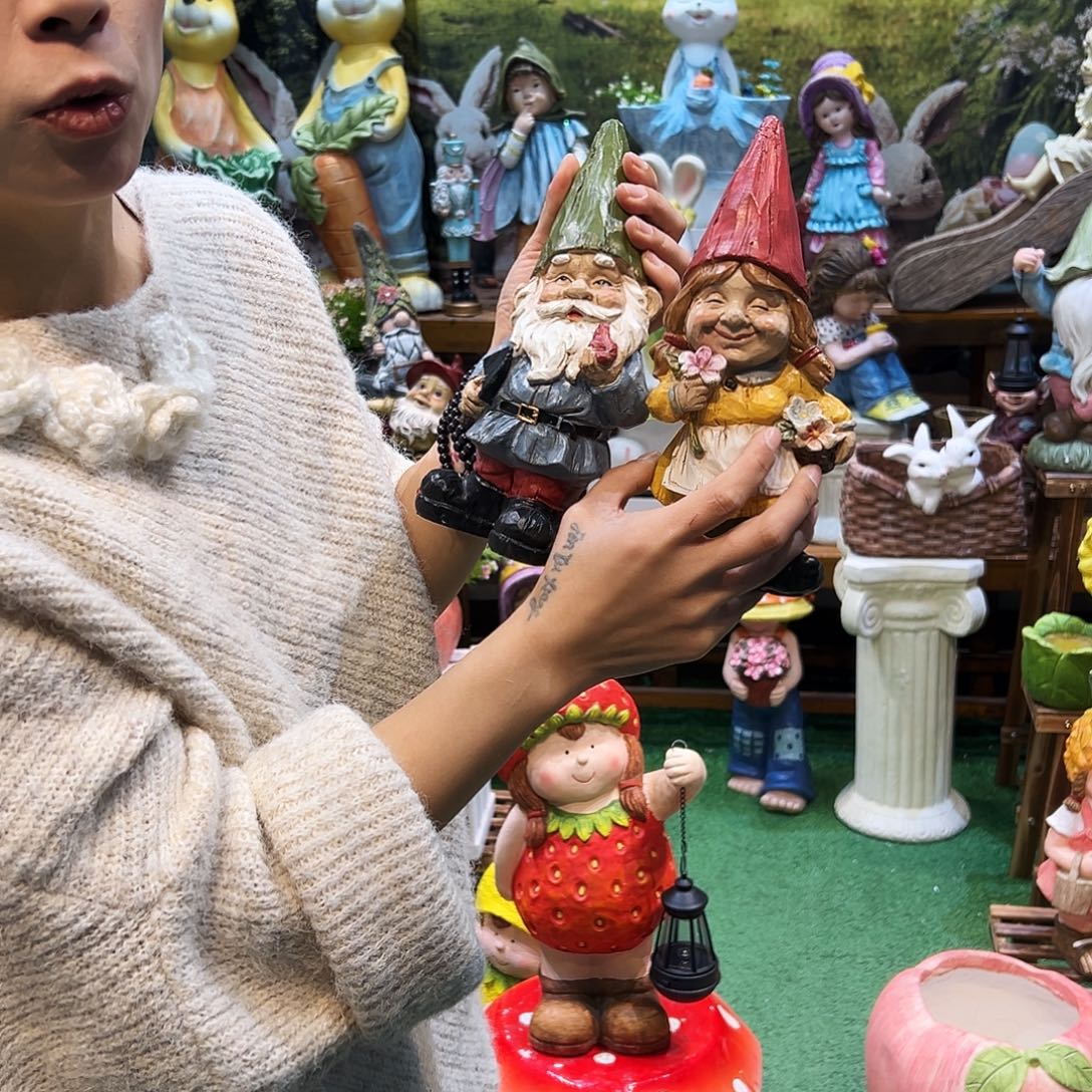 花园摆件红红火火