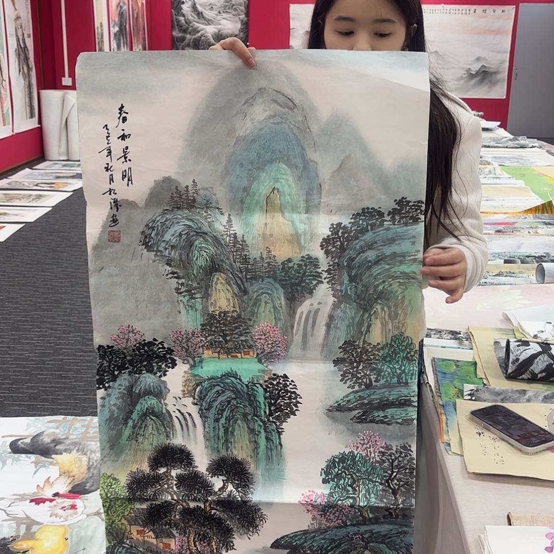 国画国画作品纯手绘