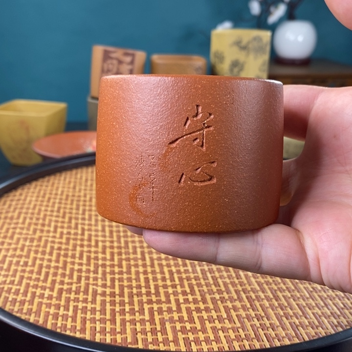 紫砂茶杯紫砂茶杯