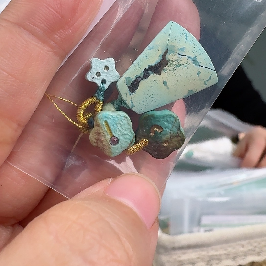 绿松石珠宝奇石未镶嵌