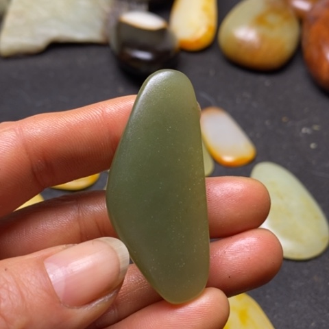 和田玉珠宝奇石未镶嵌心*