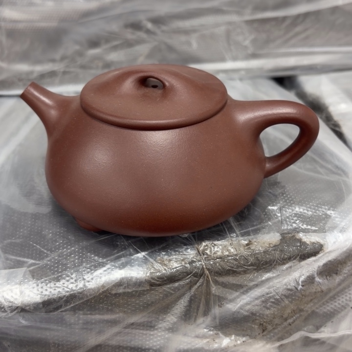 紫砂茶壶宜兴原矿老紫泥250