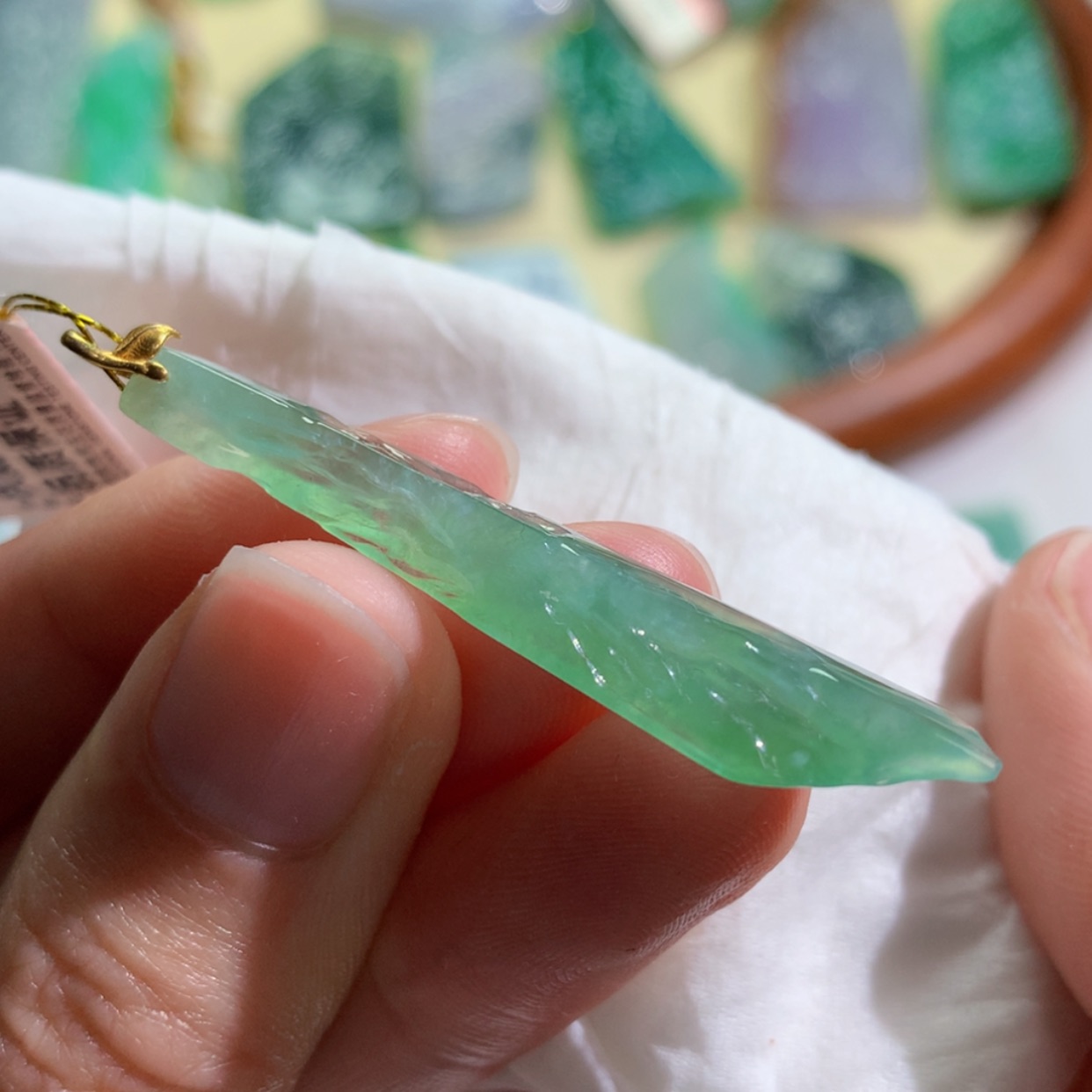 【闪购商品】翡翠吊坠(不含链)未镶嵌 5663