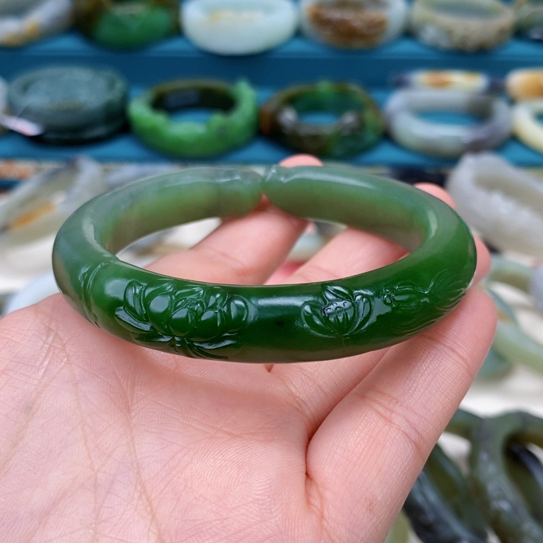 和田玉手镯58.7未镶嵌