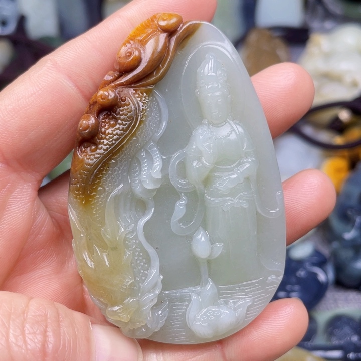 和田玉挂件未镶嵌