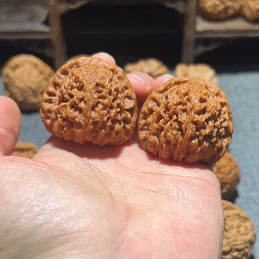 黄***锤吊坠文玩核桃42南疆全品