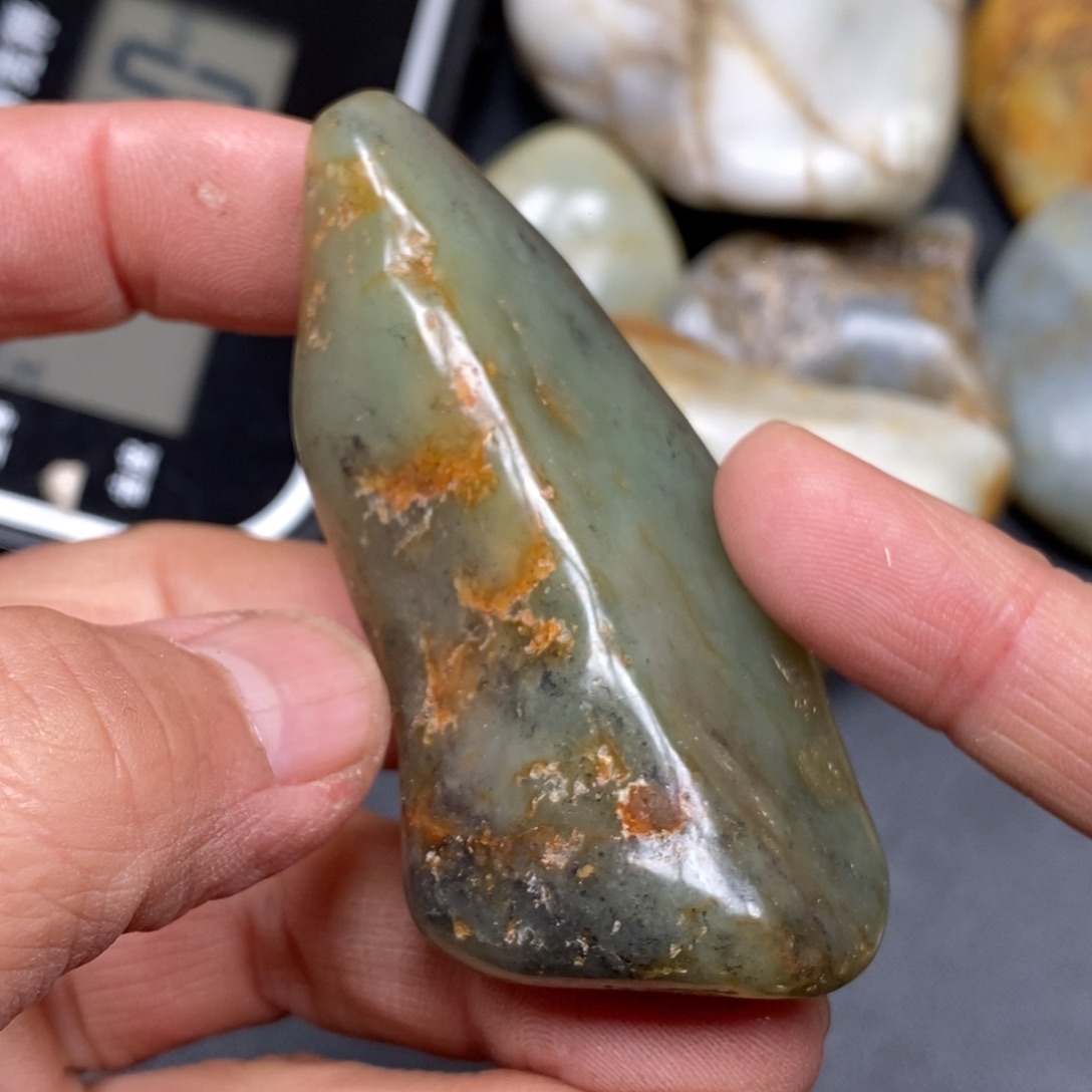 和田玉（糖玉）笔搁未镶嵌