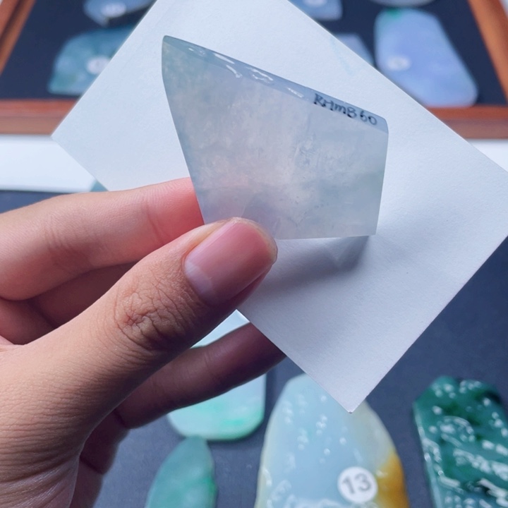 未镶嵌定制翡翠正冰小牌子料主播推荐