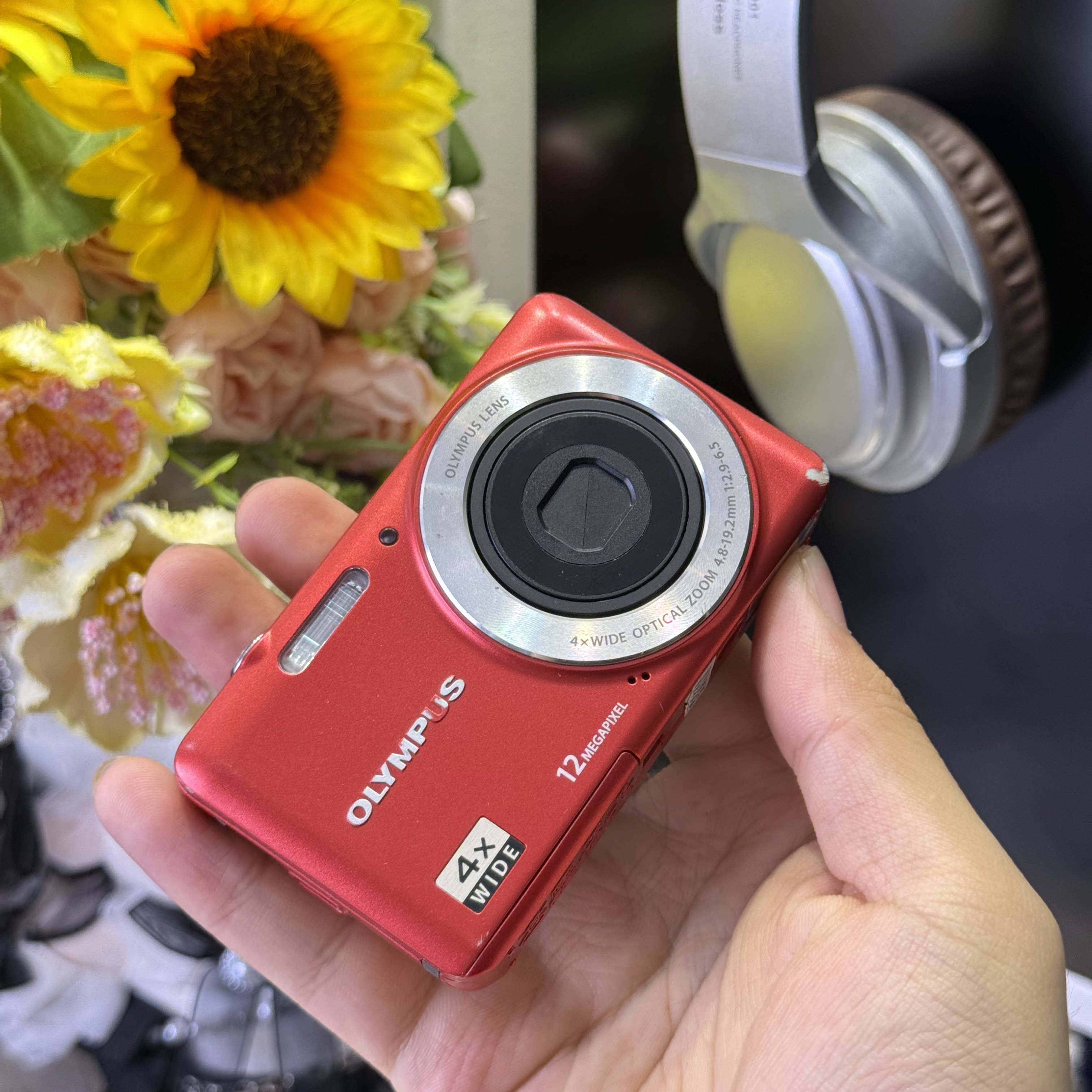 9新 Olympus/奥林巴斯 奥林巴斯vg110冷白皮柔焦1200万像素带配件