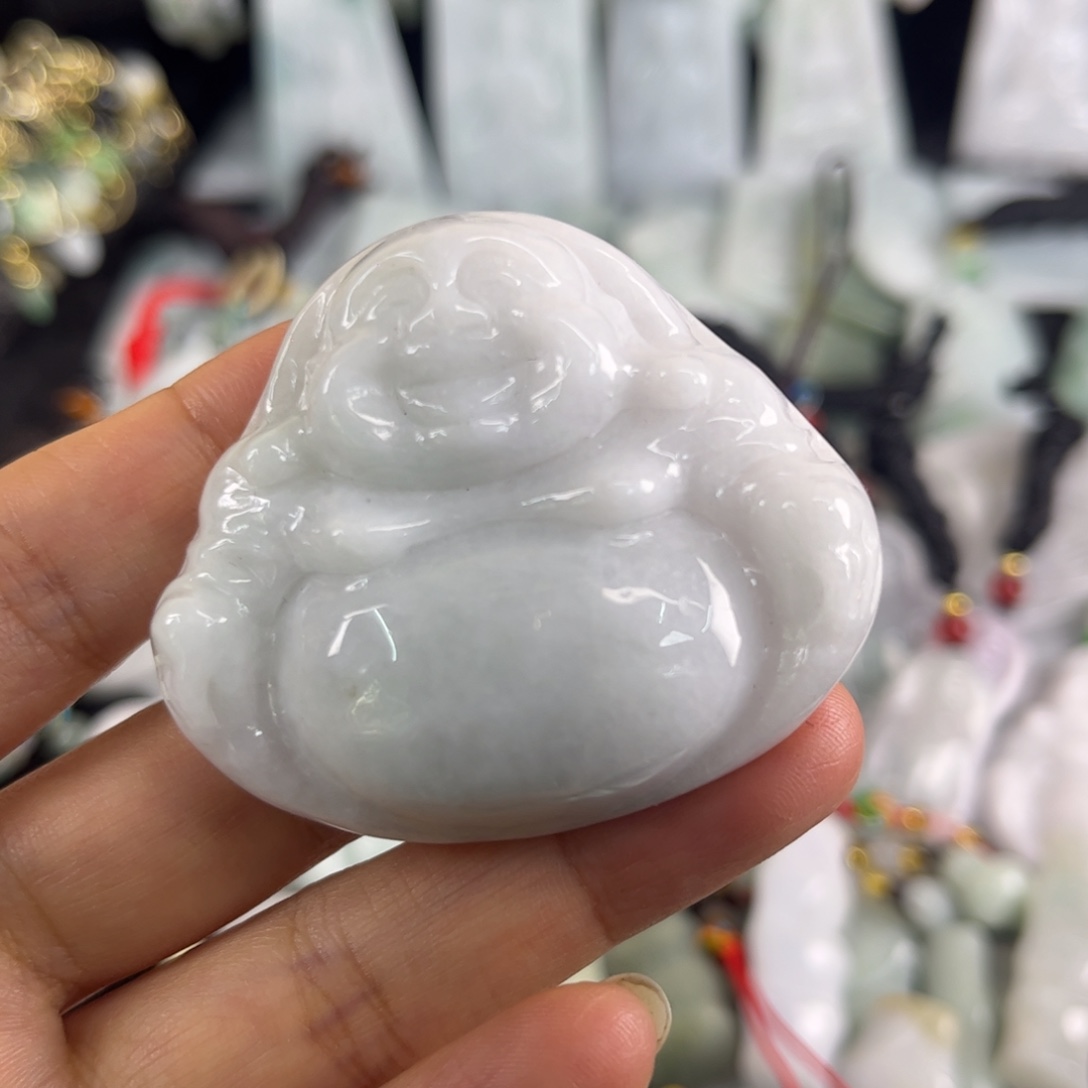 翡翠未镶嵌吊坠(不含链)瑕疵