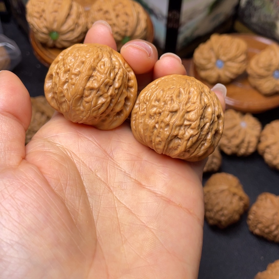 文玩核桃把件37铁锤