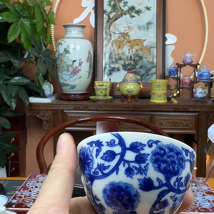 摆件陶景德镇陶瓷手工制作
