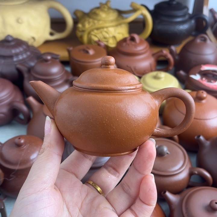 茶壶紫砂150cc降坡半手