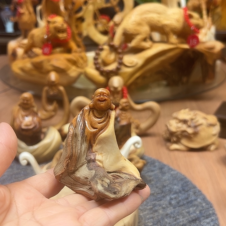 一***）柏木（崖柏）崖柏摆件