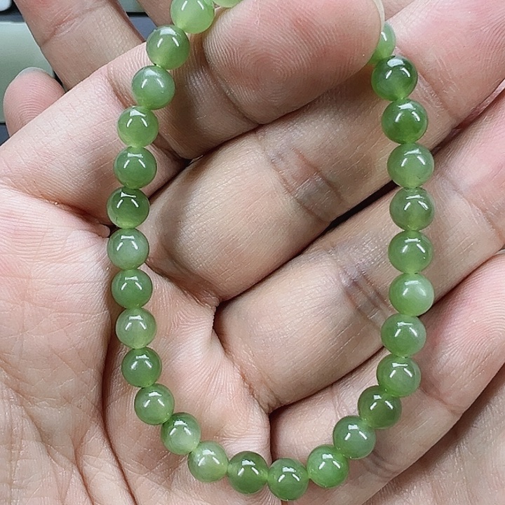 和田玉手串未镶嵌