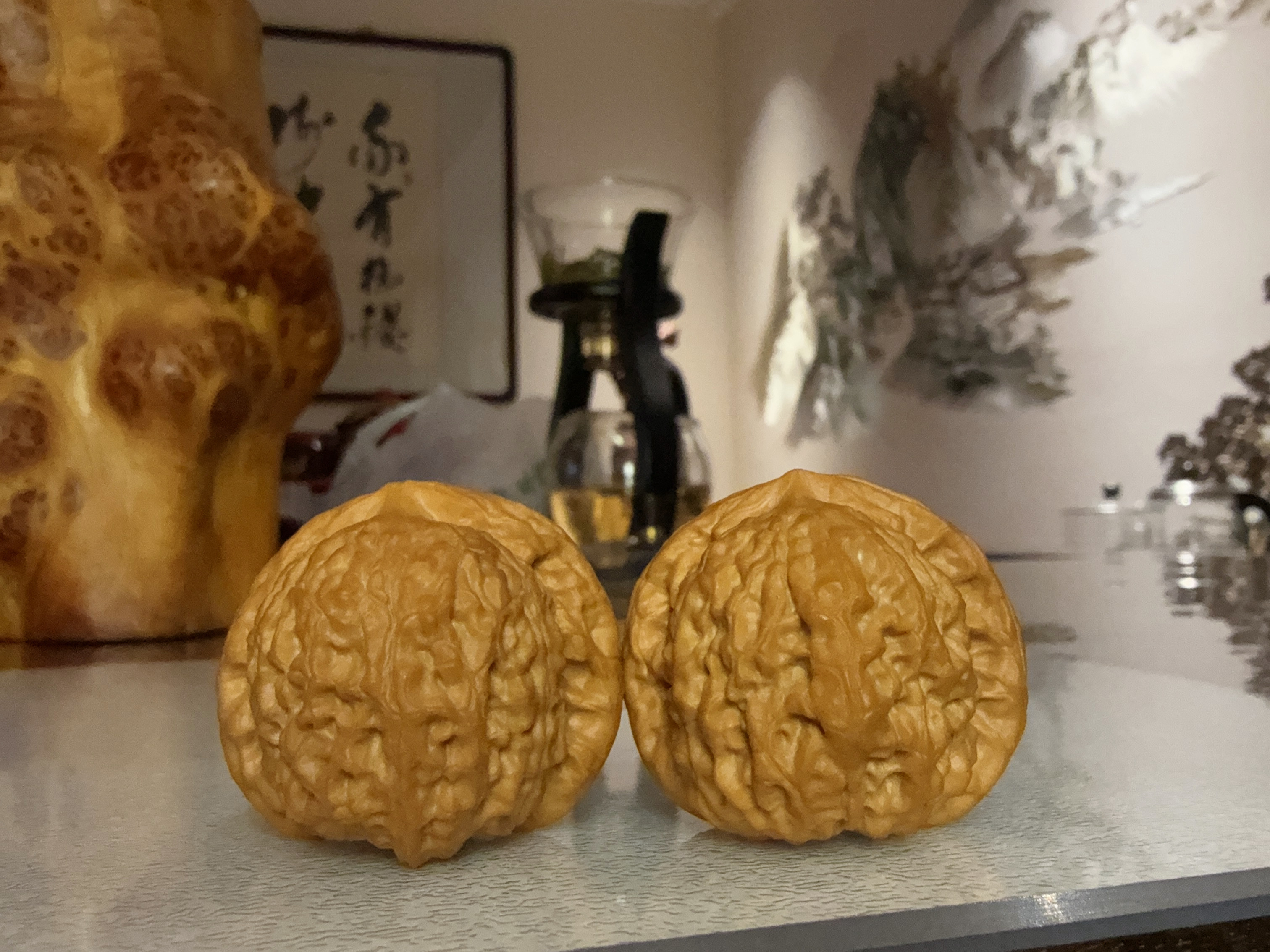 老孙家文玩核桃/小粉皮狮子头（原树果、性价比对）