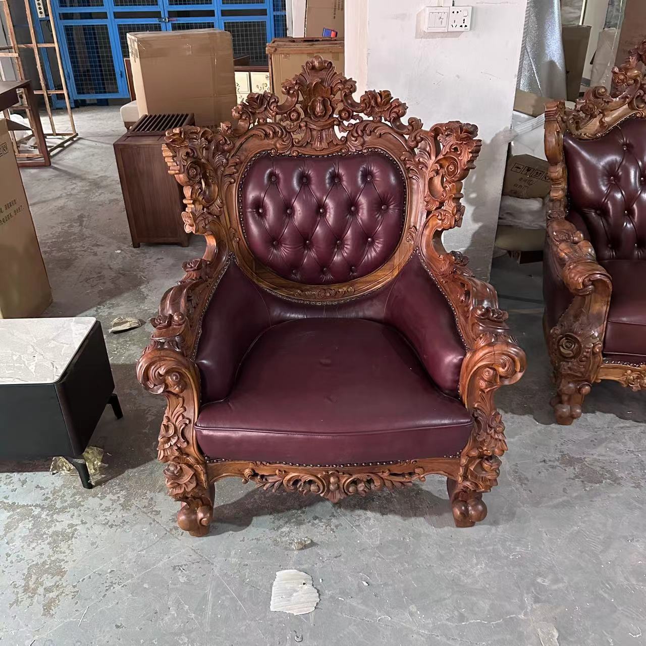 GL 欧式单位实木沙发1050*1000*1280